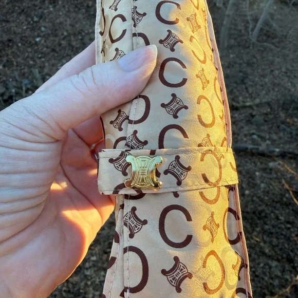 Celine Tan Monogram Umbrella - Picture 3 of 9